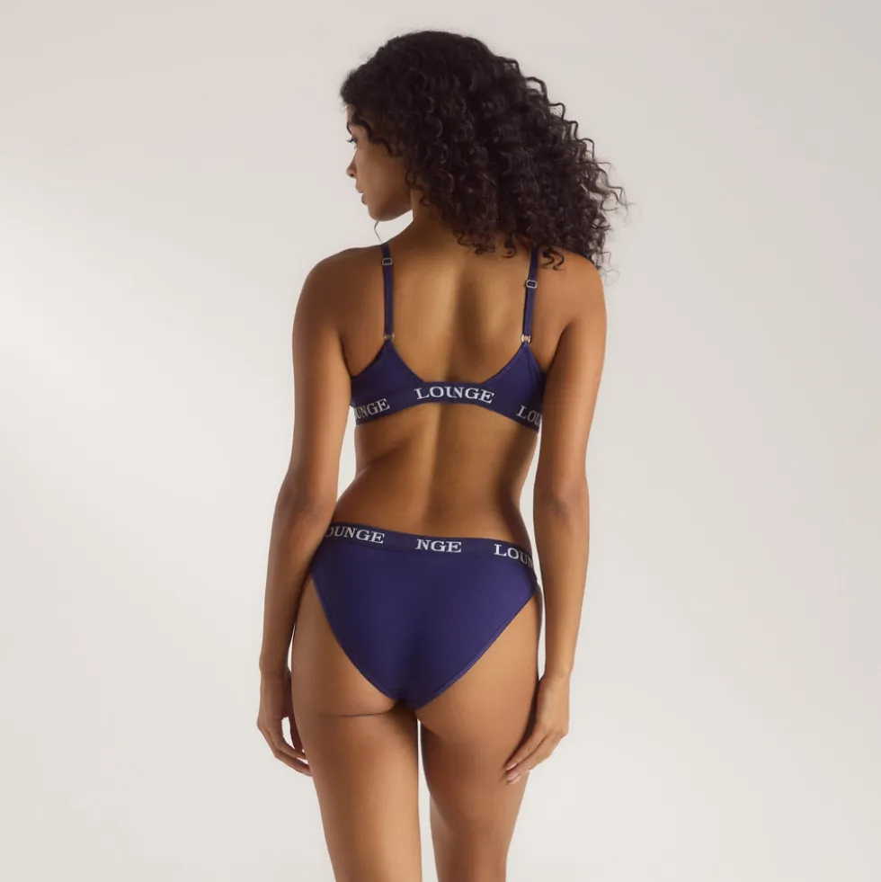 Soutien-gorge Bamboo Triangle - Bleu Marine