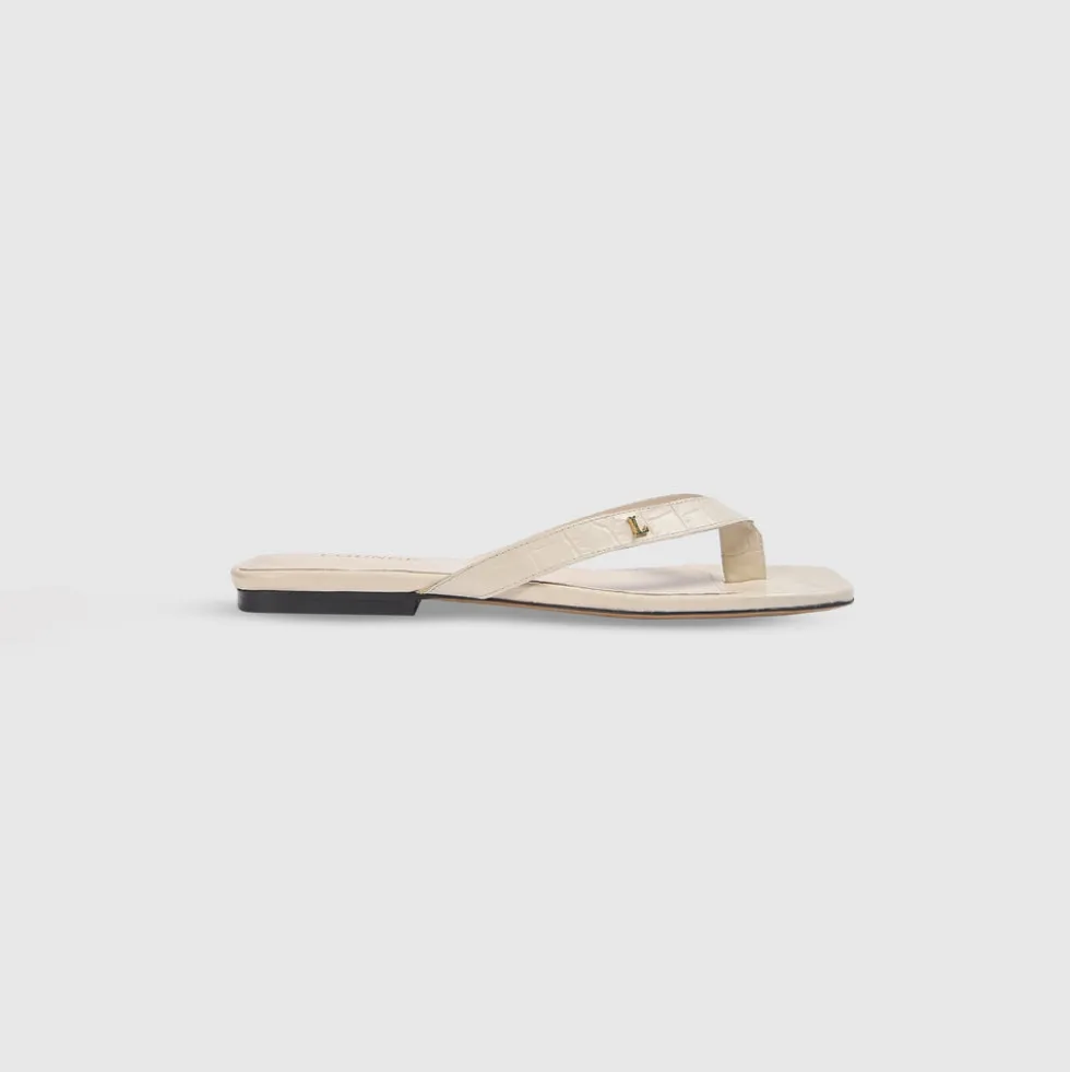 Tongs Brielle - Crème